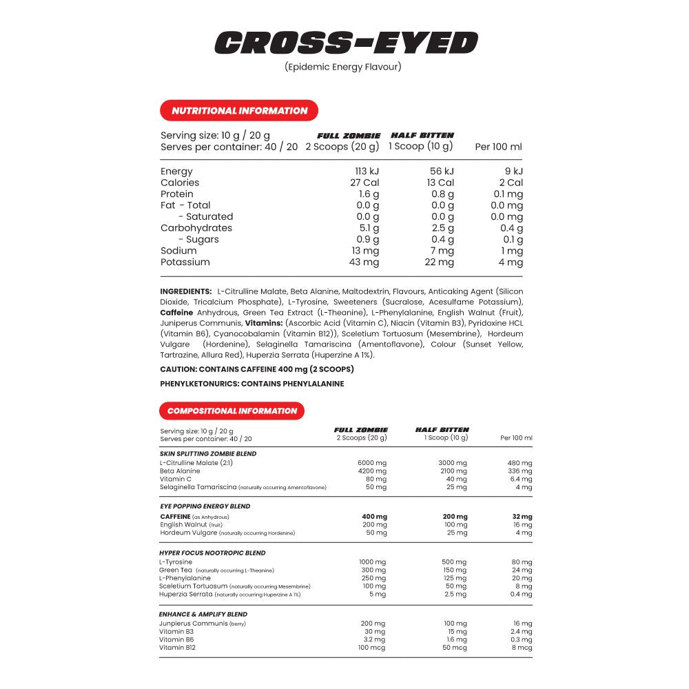 Cross-Eyed Extreme Pre-Workout