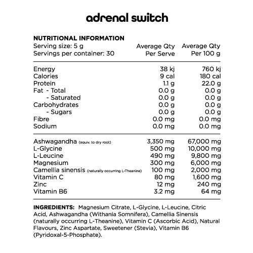 Adrenal Switch Powder